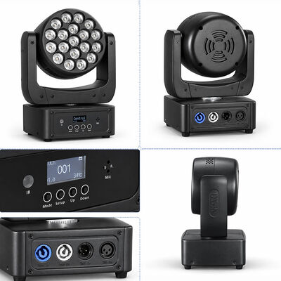 19x8w Rgbw 4in1 Moving Head Wash Light Dj Disco Led Stage Lights