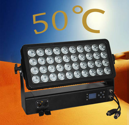 City Color Wash 400W Led Wall Washer Light RGBW 4in1 Aluminum Alloy IP65 DMX512