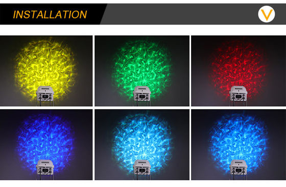 200W Led Water Wave Light Effect Advertising Outdoor Gobo Projector Lens