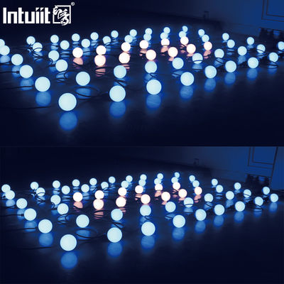 15M 20 Pixels Bulb LED Stage Light Waterproof Garden Christmas Party Patio Decoration String Light