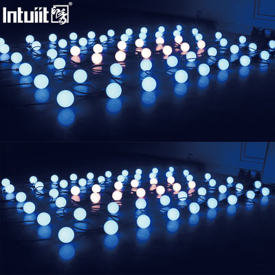 Holiday Lighting Led Bulb String Pixel Led Light Waterproof Dmx Rgbw Multi Colour String Christmas Led Bulb String Light