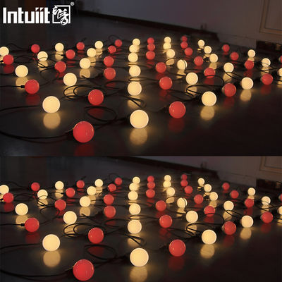 Holiday Lighting Led Bulb String Pixel Led Light Waterproof Dmx Rgbw Multi Colour String Christmas Led Bulb String Light