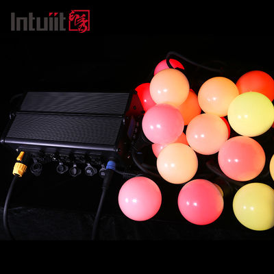 240V Outdoor Solar String Lights Music Sync Color Changing IP54 Extensible Decor Lamp