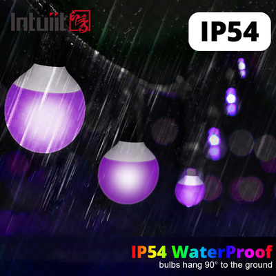 116W Led Stage Light Bulbs IP54 RGBW Party Led String Lights Christmas Decoration