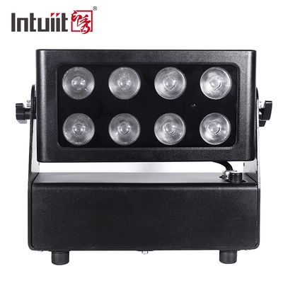 240V IP65 Battery Powered City Color Light 8*10W Led Outdoor Stage Wall Washer Lighting