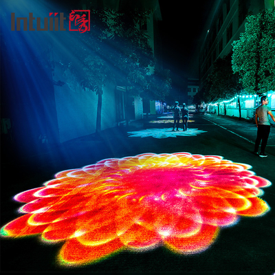 400W LED Water Wave Gobo Light Projector Dynamic Logo Outdoor Street Landscape Advertising Light