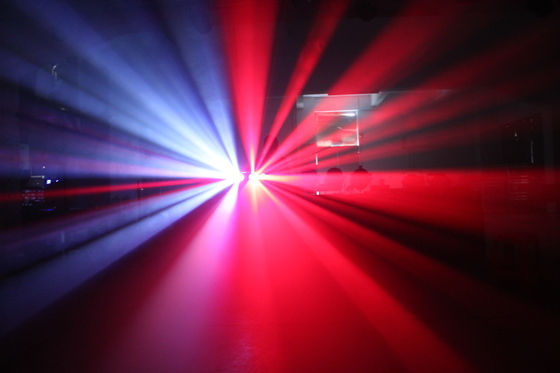 RoHS LED Strobe Disco Laser Light 4 Eye RGBW DJ Party Projector Beam Lights