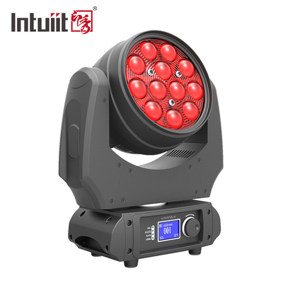 Wide Angle 5-60 degree Zoom Wash Moving Head 12*10W RGBW 4-in-1 DMX LED Moving Head light