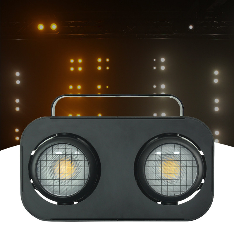 Professional 2 Eyes High Brightness Blinder Light 2X90W Cob Led Stage Par Audience Light