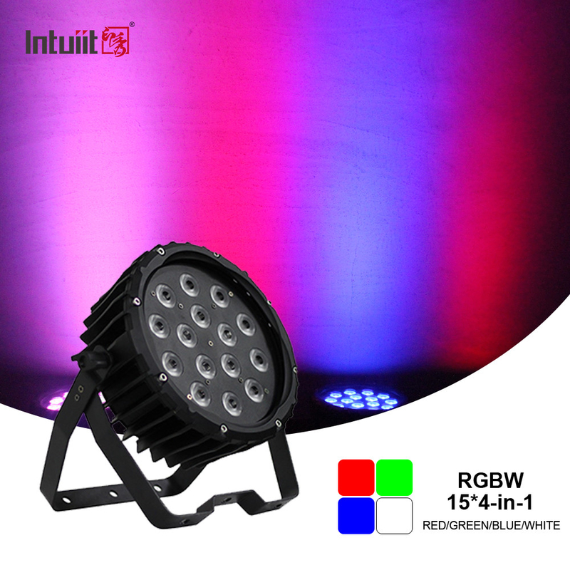 90w RGBW Led Flat Par Light Stage Light Dmx Control Dj Disco For Party Wedding Church