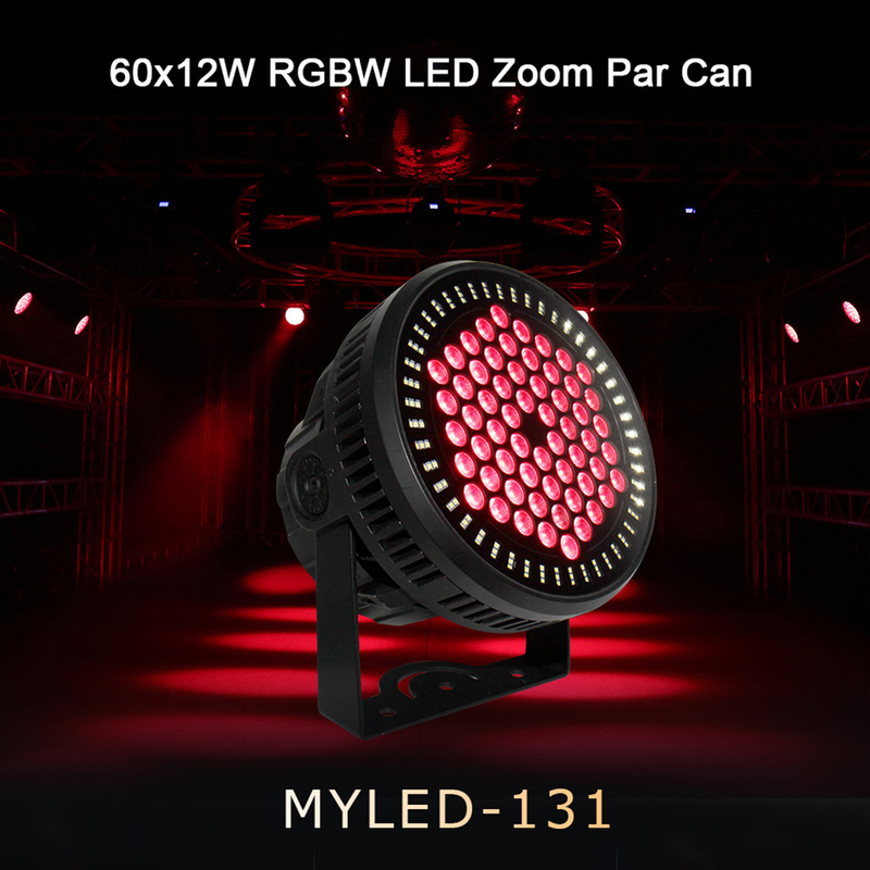 Outdoor Architectural Lighting 60 PCS X 12W RGBW 4 In 1 LED Waterproof Par Light IP65