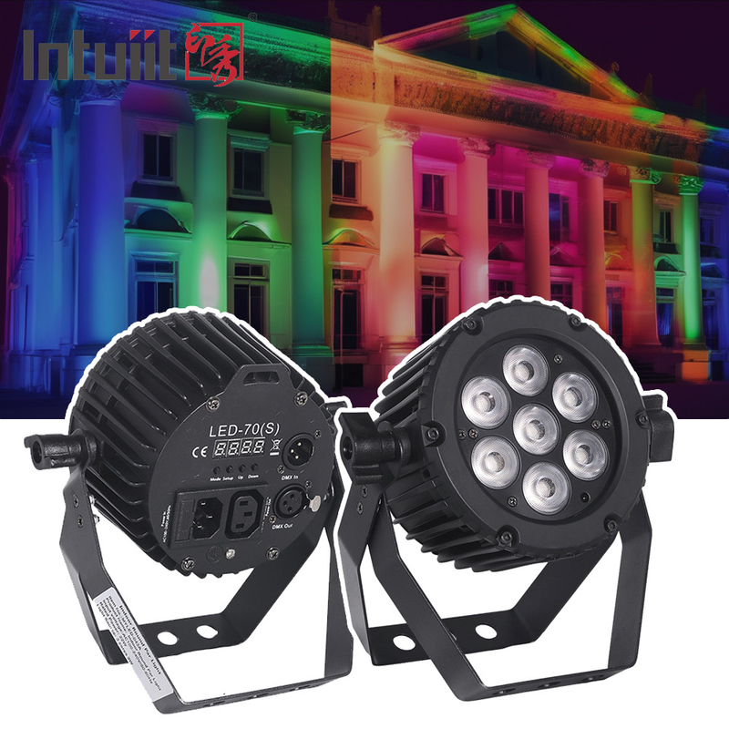 22W Aluminum LED Par Lights DMX 512 Party Club Disco Lighting RGBW 3in1 LED Par Can Stage Lights