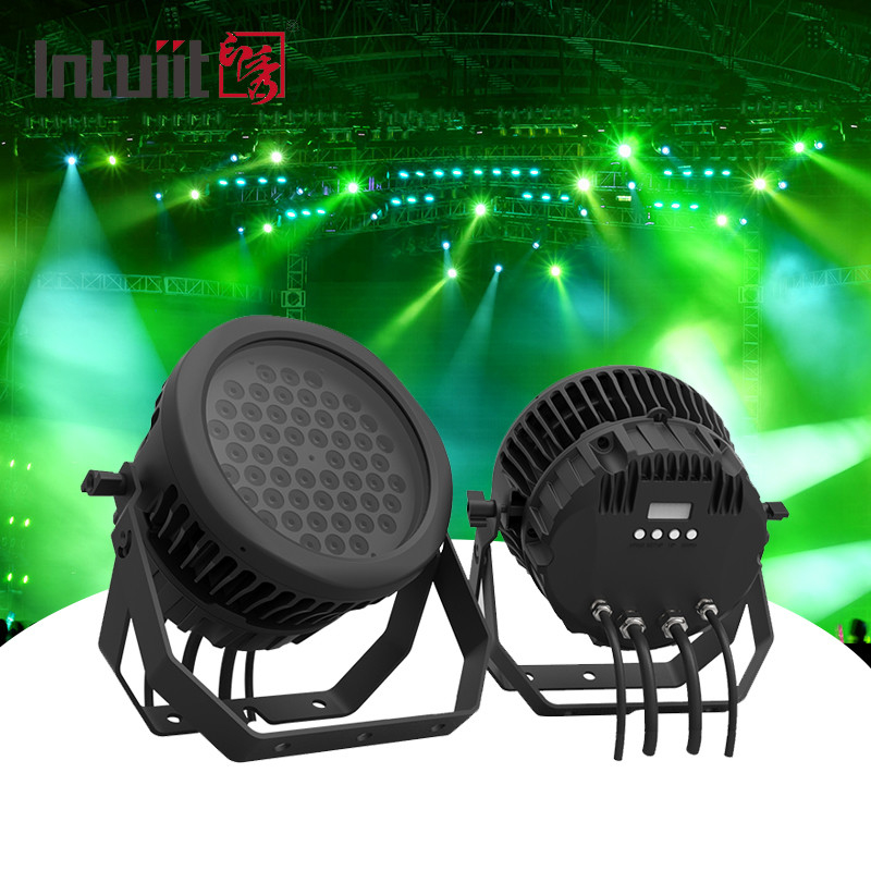 Outdoor 54*3w RGBW For Stage Par Lights IP65 Waterproof Concert Wedding 54 Parcan Stage Dmx Led Light