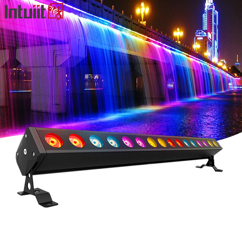 Dmx 16x5w rgbw 4in1 Waterproof stage light powercon led wall washer For auditoriums bars