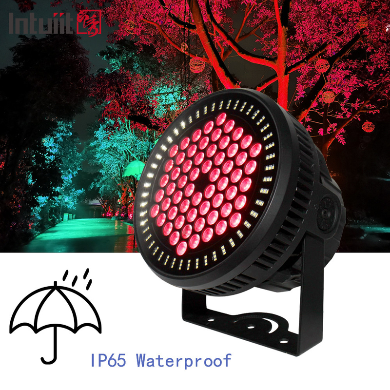 60*12W RGBW 4in1 IP65 Outdoor DJ Stage Lighting Waterproof DMX LED Par Light For Event Concert Lighting