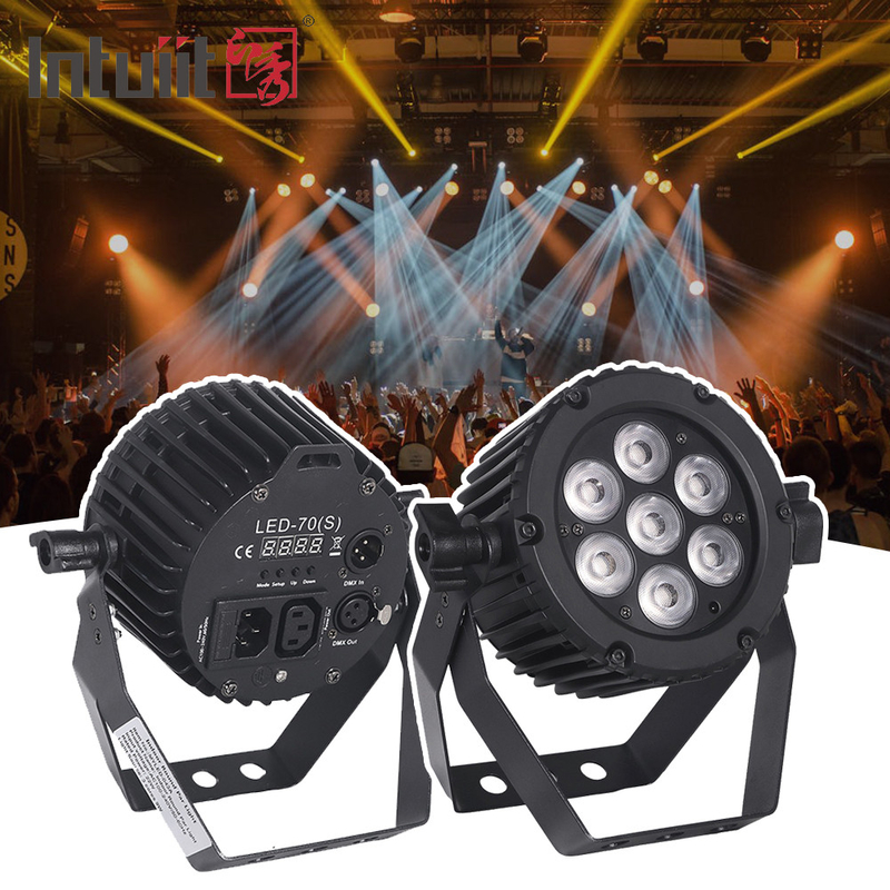 DMX Controlled LED Par Light 22W RGBW DJ Par Stage Lighting Party Lights