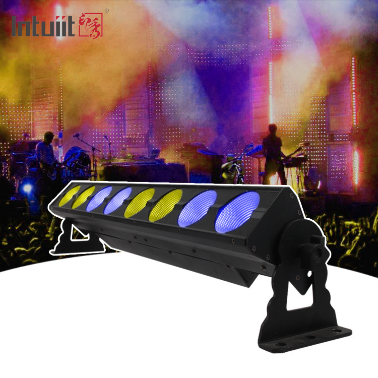 8x15W Led Wall Washer Outdoor Lighting Bar 3in1 With Dmx512 Lights For Building Exterior
