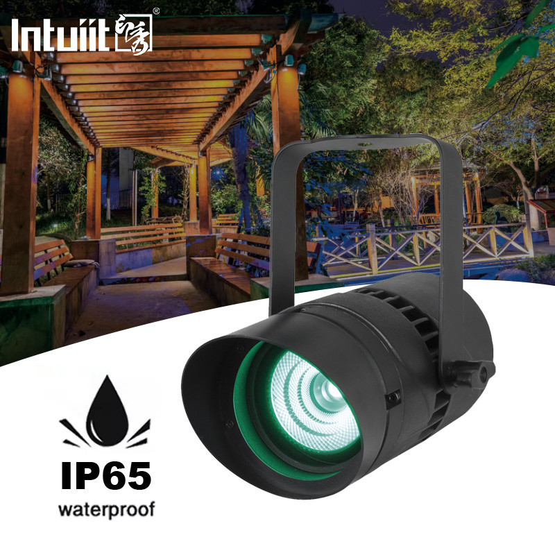 Outdoor LED RGBW Floodlight 15W Waterproof Spotlight With Narrow Beam Angle 4.5 Degrees Landscape Street Garden Square Floodlights