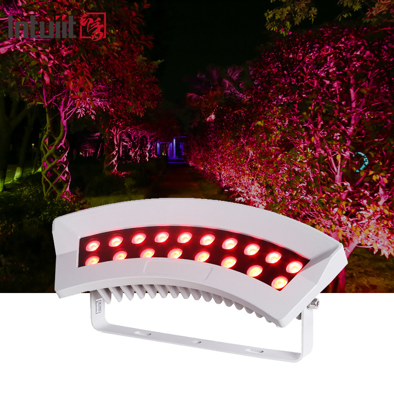 Led Tree Hug Lamp Outdoor Dmx512 36W RGBW Colorful Garden Spot Light Landscape Lighting IP65 Aluminum Led Hug Tree Light