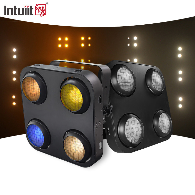 4X90W 4 Eye Led Cob Blinder Light Amber Warm White 2In1 Ip65 Waterproof Led Stage Light