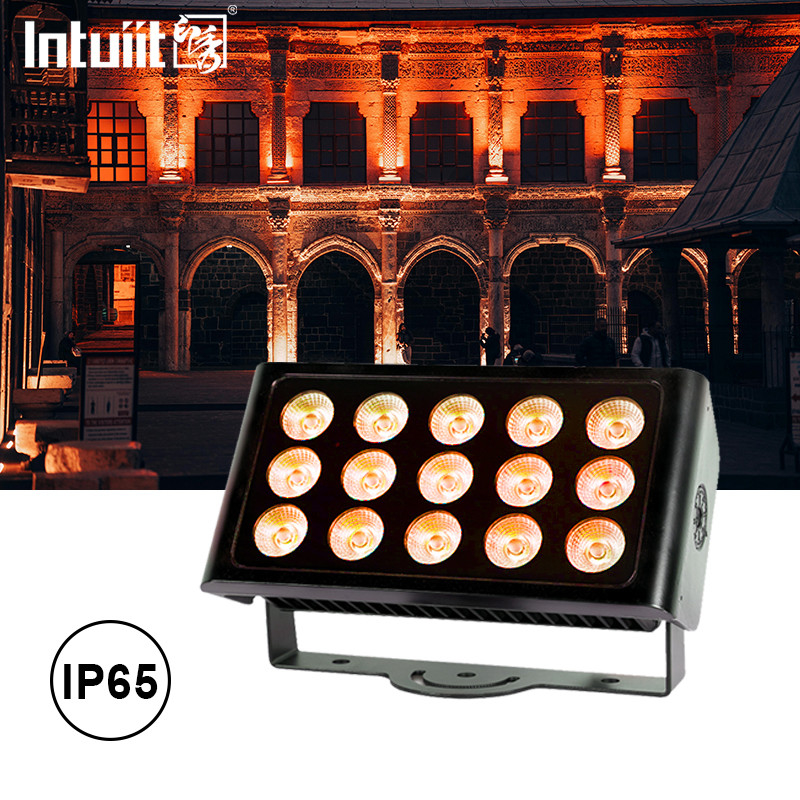 Outdoor 80W RGBW LED Flood Light DMX Wall Washer For Building Facade Architecture Scenic Park City Lighting Garden Friendly