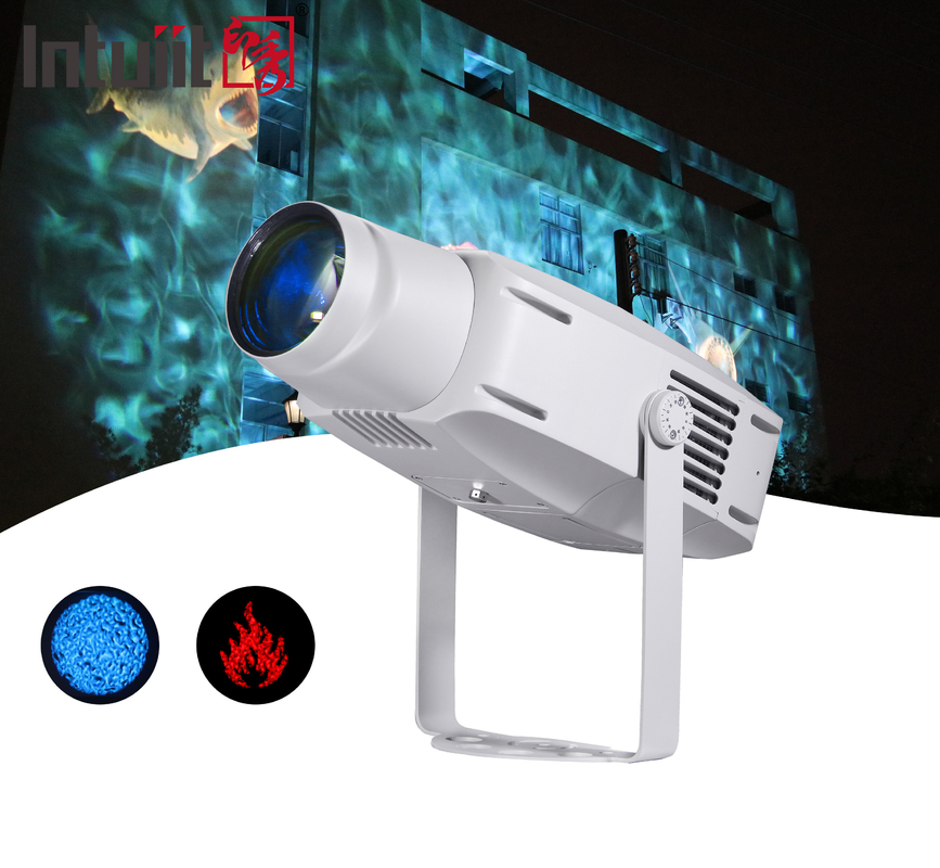 400W Waterproof IP65 LED Water Wave Gobo Projector Light DMX512 Control Mode Beam Effect for Commercial Streets & Theme Parks