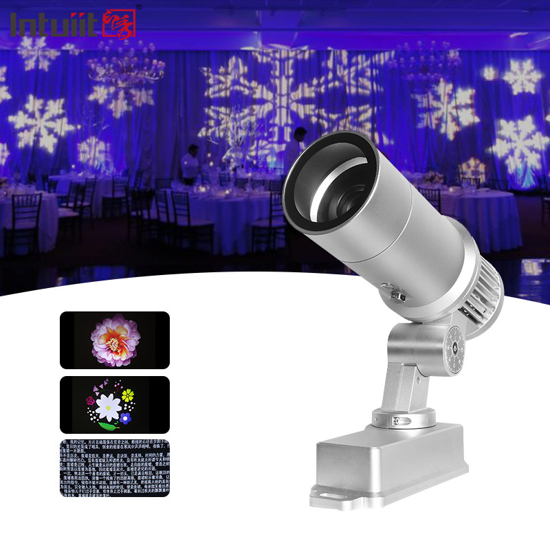 60W GOBO Logo Projector Light Projector Lamp for Store Wedding Restaurant Christmas Event Advertising Signs Outdoor Use