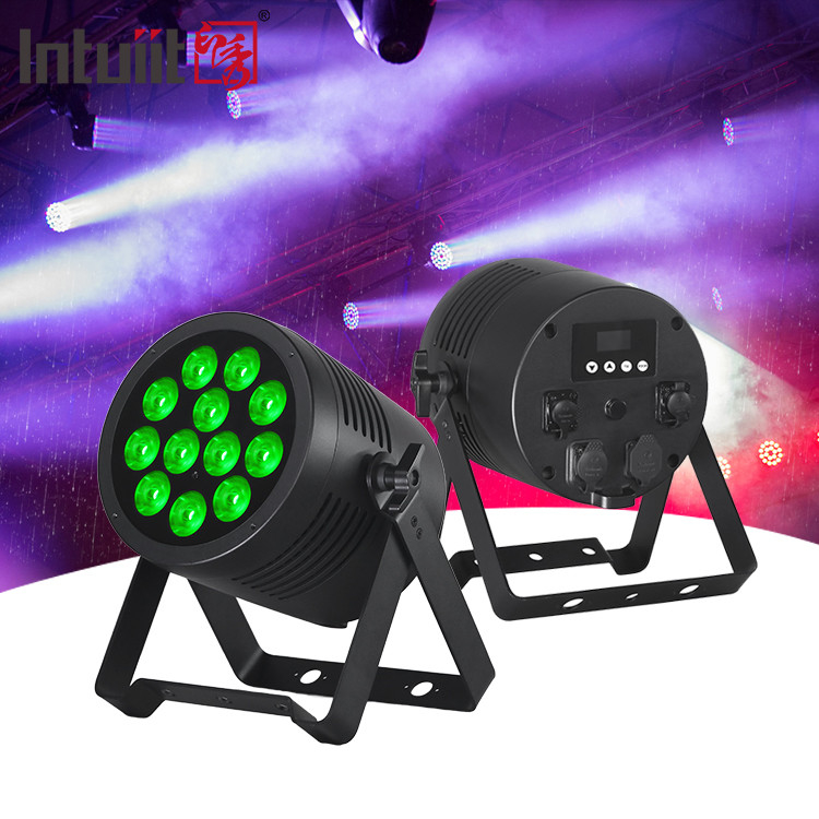 Waterproof LED Par Light 12x20W RGBWAUV 6in1 IP65 Par LED Stage Light Outdoor Waterproof LED Par Light