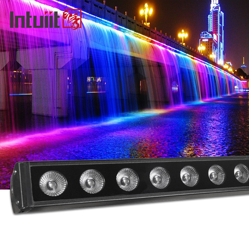 DMX RGBW Color Changing 16x5w Wash Bar Light Ip65 Led Wall Washer Outdoor