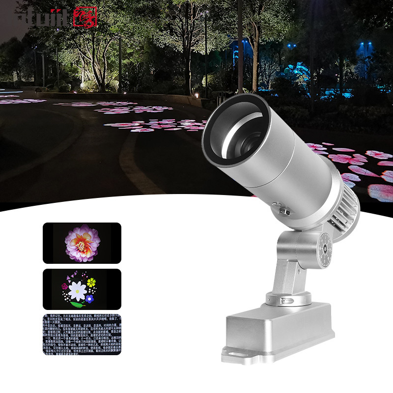 Outdoor Waterproof Advertising Gobo Projector Light 60W Pattern Rotation Led Gobo Logo Light