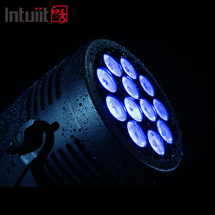 IP65 Waterproof Outdoor DJ Stage Lights 12x20W RGBWA UV 6in1 Aluminum LED Par Noiseless Disco Wash Effect With DMX512