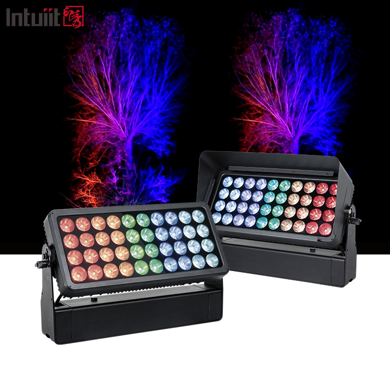 Led City Color 40X10W RGBW 4in1 Waterproof Led Wall Wash Light Outdoor Architectural Building Flood City Color Light