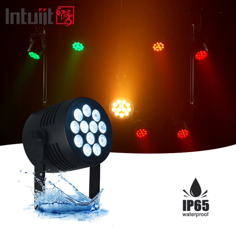 Waterproof 12x20w RGBWA UV 6IN1 LED Par Light Outdoor IP65 DMX512 Par Can Lighting Stage Par