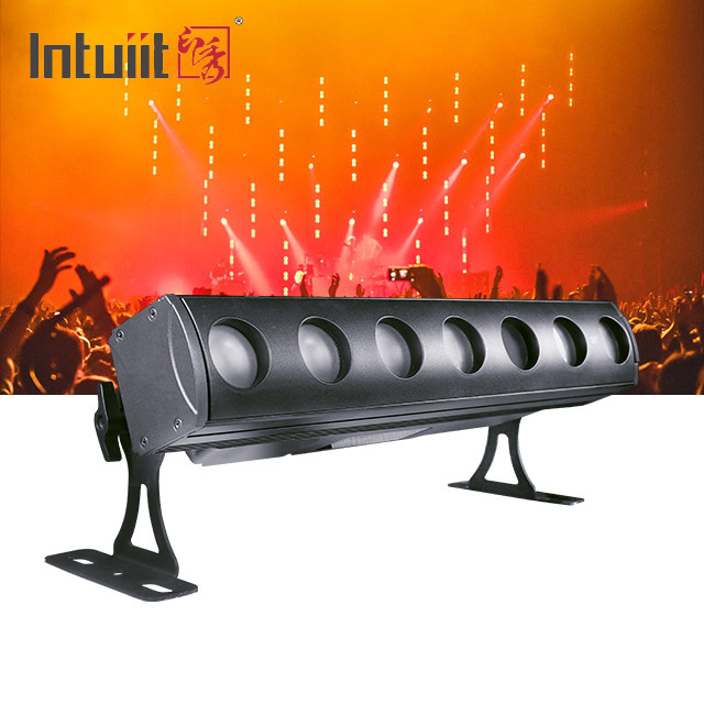 DMX Rgbw Color Changing 7x15W Wash bar Light Ip65 Led Wall Washer Outdoor