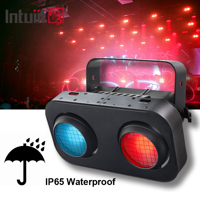 Super Bright Warm White 100W Two Eyes 200w Audience Blinder Stage Light COB LED Equipment Lighting for Party Event