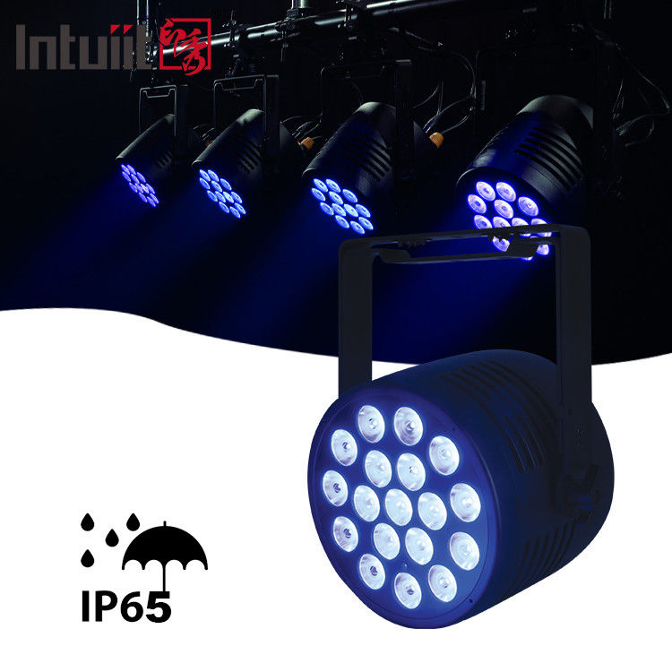 High Bright Waterproof Led Par Light IP65 Led Rgbwauv 18*20w Outdoor Par DMX for Park Scenic Stage Event Show Lighting