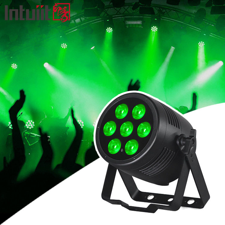 7x20W Rgbwauv Led Stage Par Light Dmx512 Control Par Light for Event Wedding Church Stage Party Par Lights