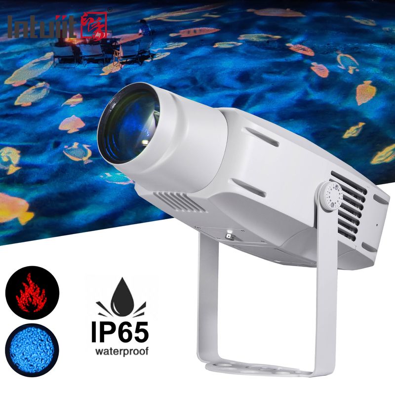 IP65 400W Waterproof Outdoor Water Wave Ocean Wave Light Water Wave Effect Projector Ambient Landscape Restaurant Lights