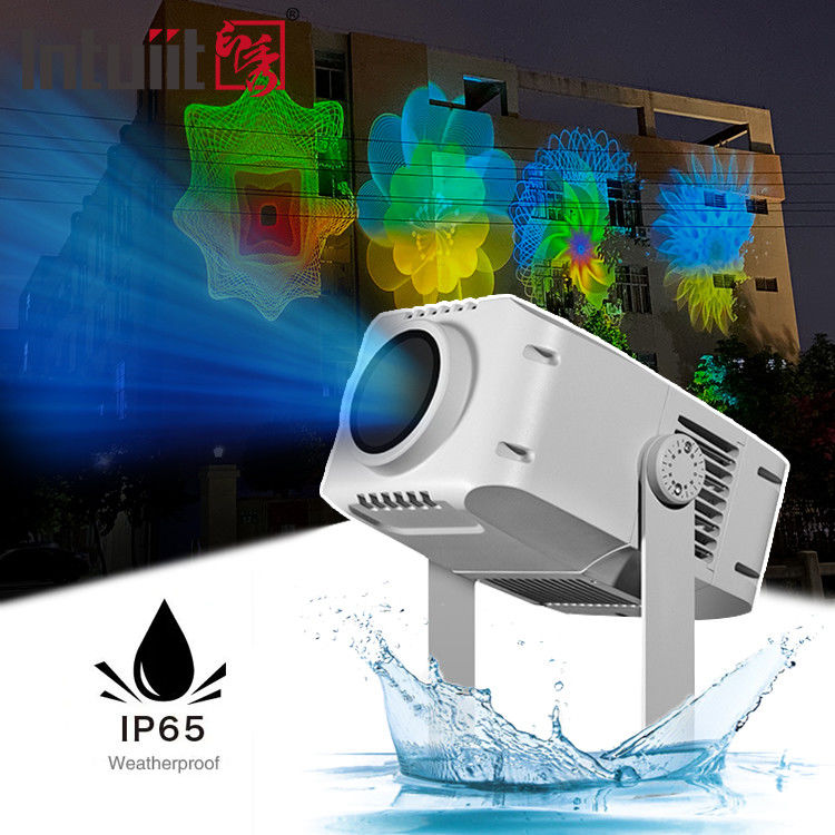 100W LED Rotating Advertisement Logo Light Outdoor IP65 Waterproof Custom Pattern Gobo Projector