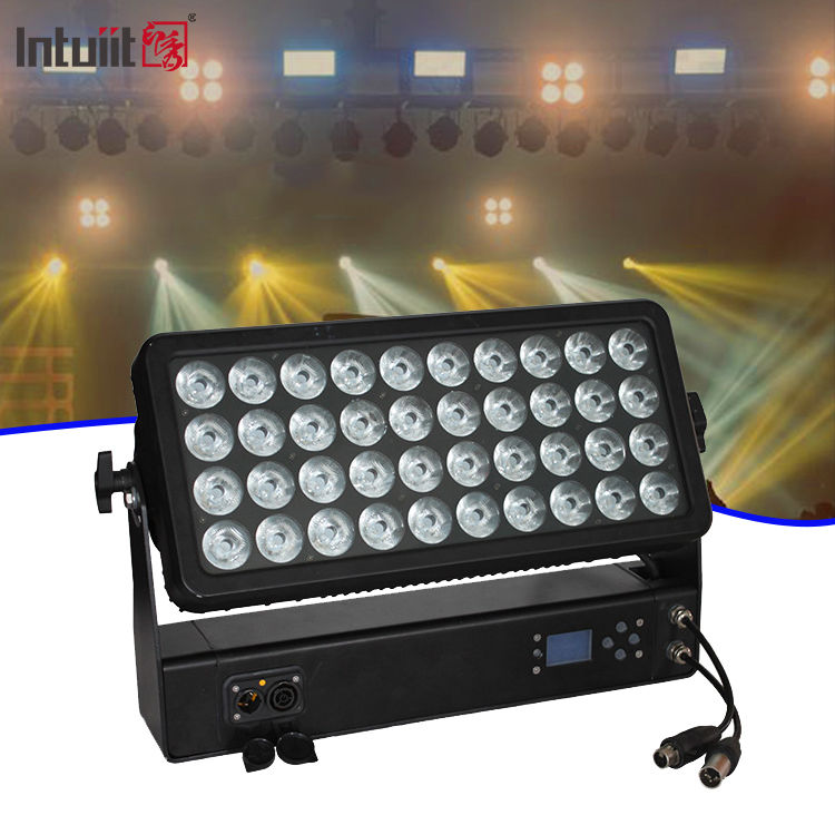 Waterproof Fullcolor 400w RGBW 4in1 Wall Washer LED City Color Light for DJ Concert Event Show Stage Landscape Flood Lighting