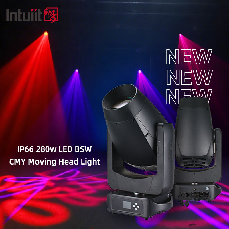 IP66 Beam / Spot / Wash BSW 280w CMY LED Moving Head Beam Wash Spot Light Disco Stage Light