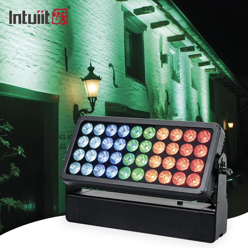 IP65 40x10W RGBW LED City Stage Light Outdoor Building Projection Flood Architectural Lighting
