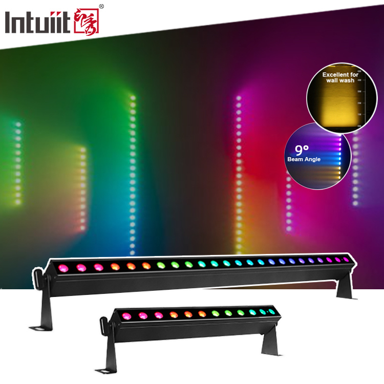LED 12/24x2W RGBW 4IN1 Led Wall Wash Light Led Bar DMX Line Bar Wash Stage Light Party Wedding Events Lighting