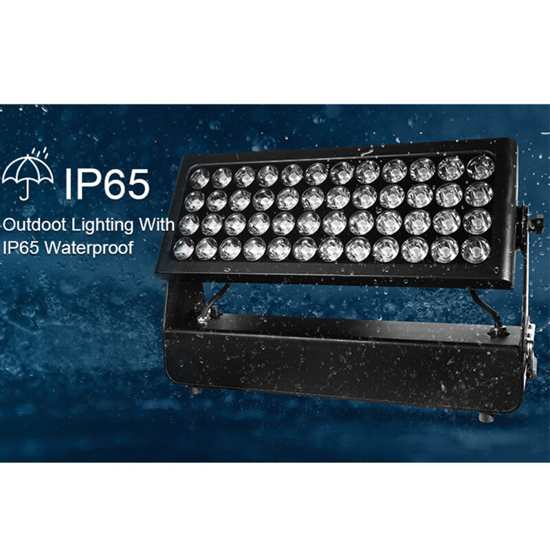 1500W IP65 Waterproof Outdoor Washing Stage Lights RGBW 4in1 City Color LED Wash Light for Background Floodlight