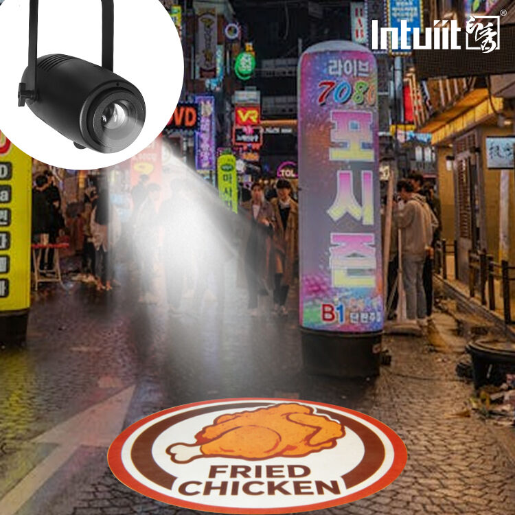 60W LED Logo GOBO Projector Ip65 Waterproof Light Hotel Company Store Wedding Advertising Indoor and Outdoor Use