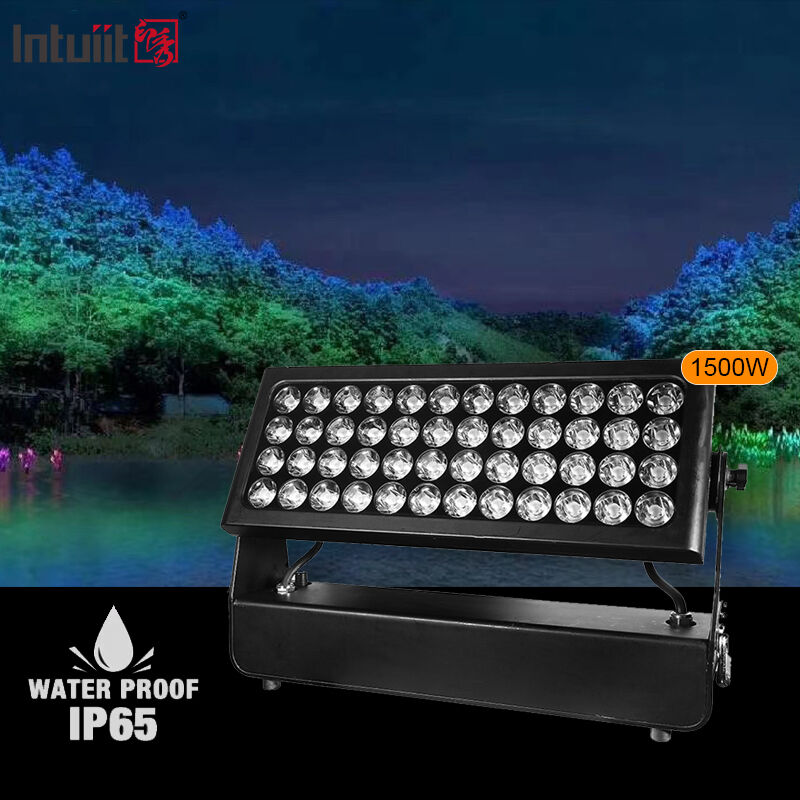 Factory Wholesale 2000W LED Flood Light Outdoor IP65 48x40W RGBW 4in1 Architectural Wash Light for City Beautification Project