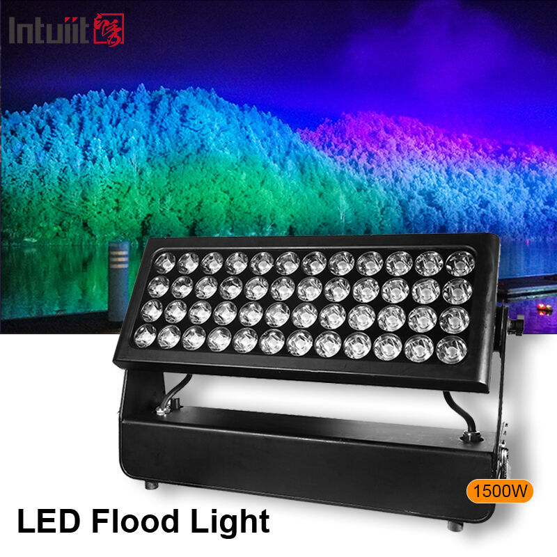 Professional Outdoor IP65 Waterproof 1500W RGBW 4-in-1 LED Wall Washer Floodlight for Architectural City Landscape Lighting