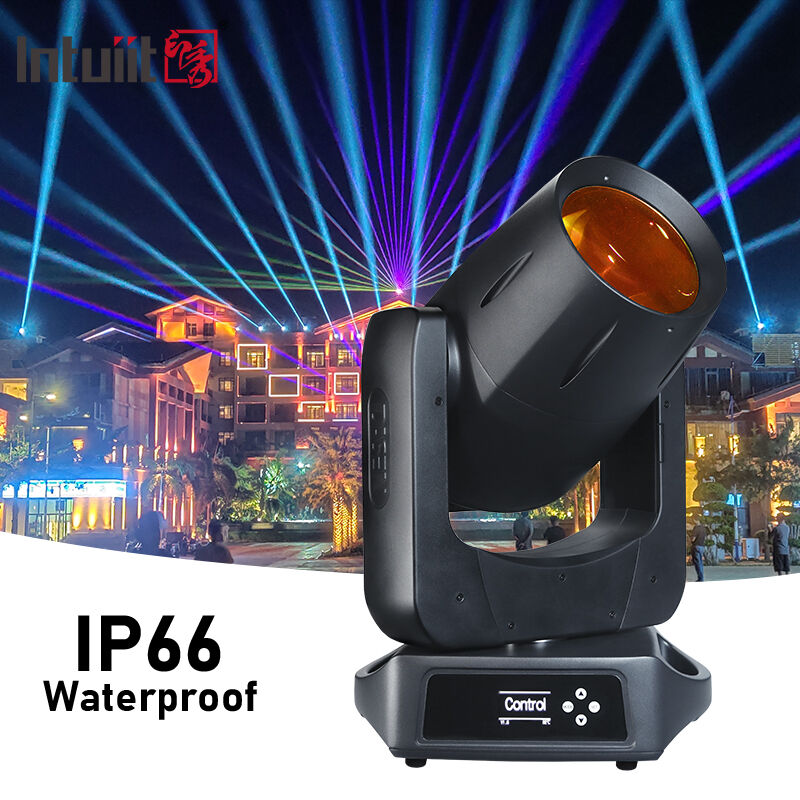 IP66 Waterproof 100W CMY Laser Moving Head Light Ultra Narrow 0.8 Degree Beam Angle Outdoor Stage Lighting DMX512