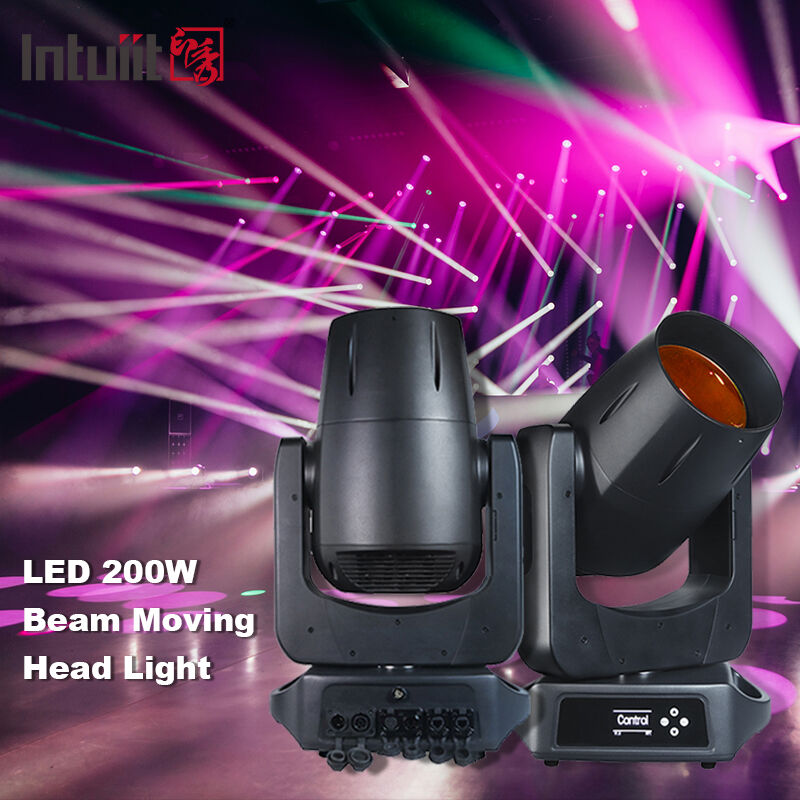 200W LED Beam Moving Head Light IP66 Waterproof Outdoor Stage Lighting DMX512 Control for Hotel Building Landmark Theme Park Show