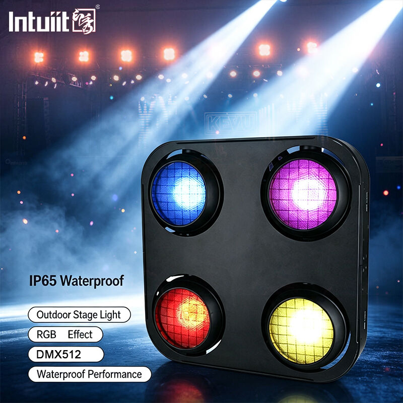 4-Eye 4*90W COB LED Audience Blinder — IP65 RGB DMX512 Wide Flood Light for Stage, Concert & Outdoor Festivals